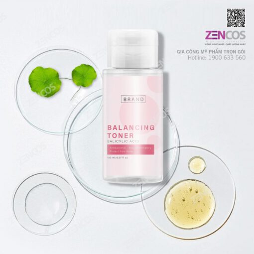 Gia công balancing toner – salicylic acid